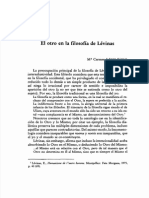 Lopez, Sáez, M Carmen., El Otro en La Filosofía de Lévinas PDF