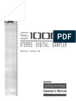 Akai Sampler S1000 V2.0 Manual