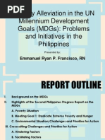 Millenium Developmental Goals Emman Francisco