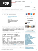 Download Marketing Mix of Tata Motors - 4p of Tata Motors by kvbtrb9898 SN241795995 doc pdf