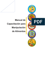 Manual de Capacitacion para La Manipulacion de Alimentos PDF