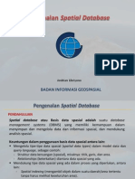 Pengenalan Spatial Database