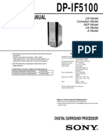 Service Manual: DP-IF5100