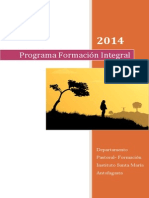 Programa Formacion Integral PDF