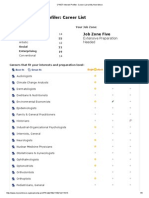 o net interest profiler  career list at my next move