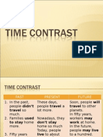 Time Contrast; present, past, future.ppt