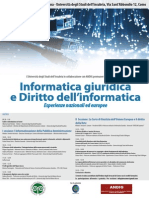 Informatica Giuridica e Diritto Dell'informatica Esperienze Nazionali Ed Europee