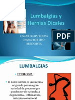 Lumbalgias y Hernias Discales