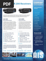 Comar SLR200 AIS Receivers Datasheet