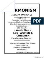 Mormonism - Week 5 Handouts