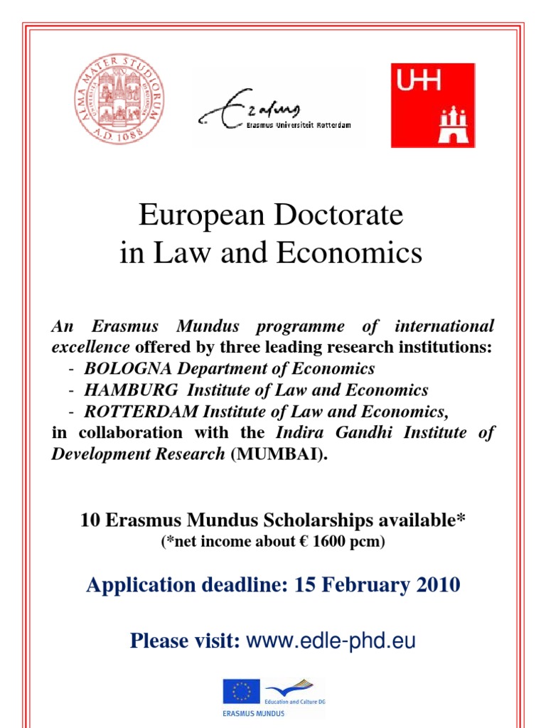 European Doctorate in Law and Economics | PDF | Business | Computers