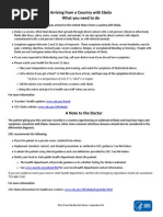CDC Ebola Fact Sheet