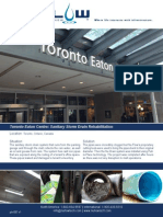 Toronto Eaton Centre Sanitary Storm Drain - Print Quality