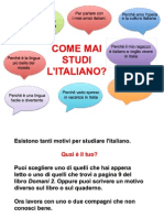 Perché Studi L'italiano PDF