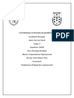 1 - Fundamentos Del Diagnóstico Organizacional