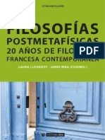 Filosofías postmetafísicas. 20 años de filosofía francesa contemporánea - Laura Llevadot y Jordi Riba (Coords.).pdf