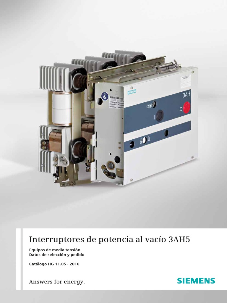catalogvacuumcircuitbreakers3ah5_es.pdf Relay Electric Power