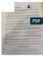 Declaración Institucional Del Ayuntamiento de Genovés (Valencia) Por La Liberación de Mahadjouba Mohamed
