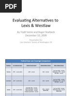 Download Evaluating Alternatives to Lexis and Westlaw - Slides by R Skalbeck SN24184367 doc pdf