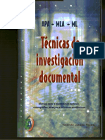4 JURADO YOLANDA - Tecnicas de Investigacion Documental PDF