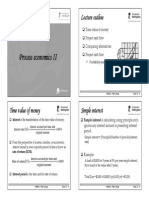 Process Economics II Process Economics II Process Economics II Process Economics II