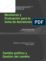 Cesar Cruz - Cambio Politico y Gestion del Cambio -sesion 4.pps