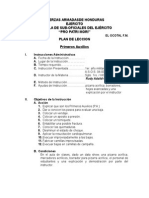 Plan de Leccion de Primeros Auxilios