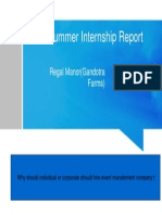 Summer Internship Report