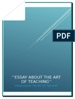 ESSAY ABOUT THE ART OF TEACHING.doc