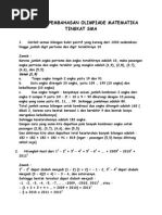 Analisis Ian Soal Sistem Persamaan Linier Dua Variabel Dengan