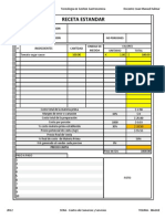 Formato Receta Estandar Yanalisis Carnico