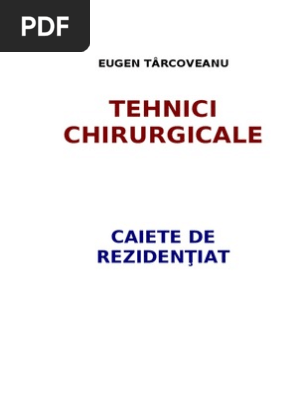 eugen tarcoveanu tehnici chirurgicale