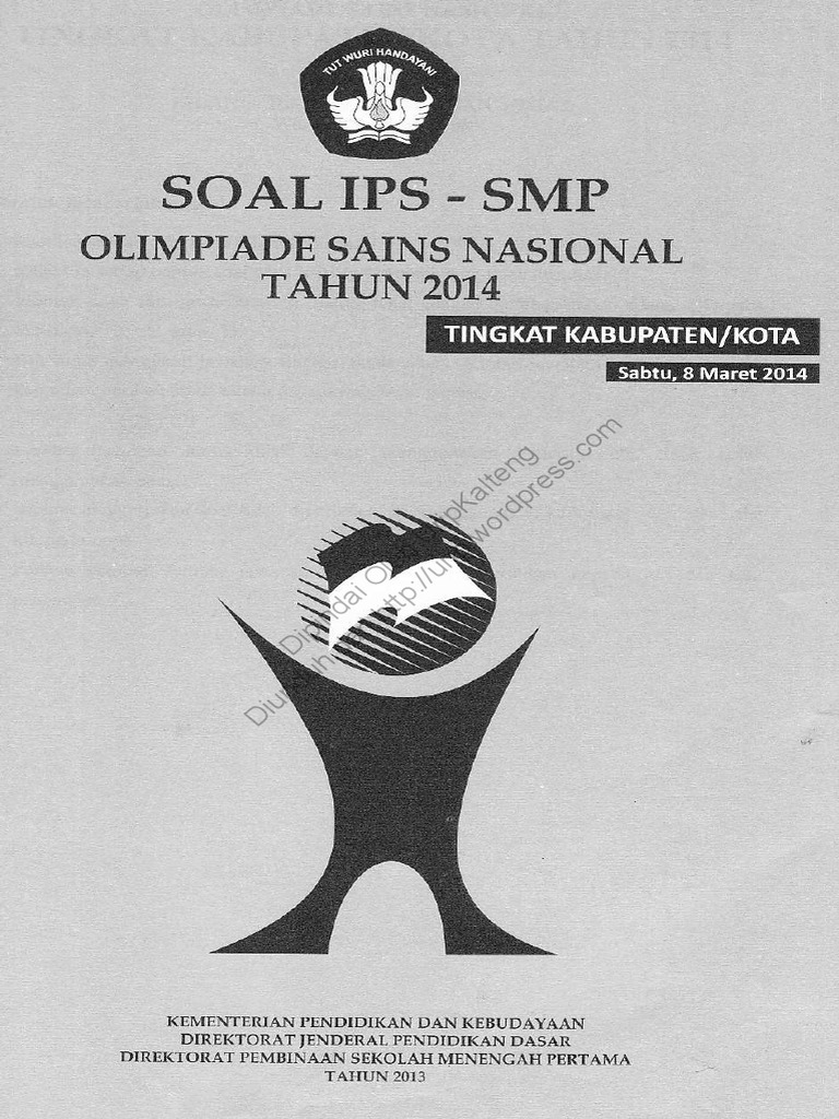 Soal Osn Ips Smp 2014