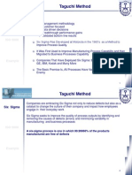 Class 21 - Taguchi, TQM, Kazien, Six Sigma and ISO 9000 (2 of 2)