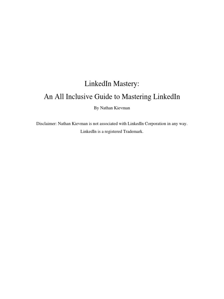 Linked in | PDF | Social Media | Popular Culture & Media Studies