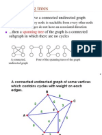 Spanning Trees: Suppose You Have A Connected Undirected Graph