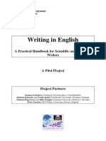 Writing in English. A Practical Handbook For Scientific and Technical Writers by Zuzana Svobodova