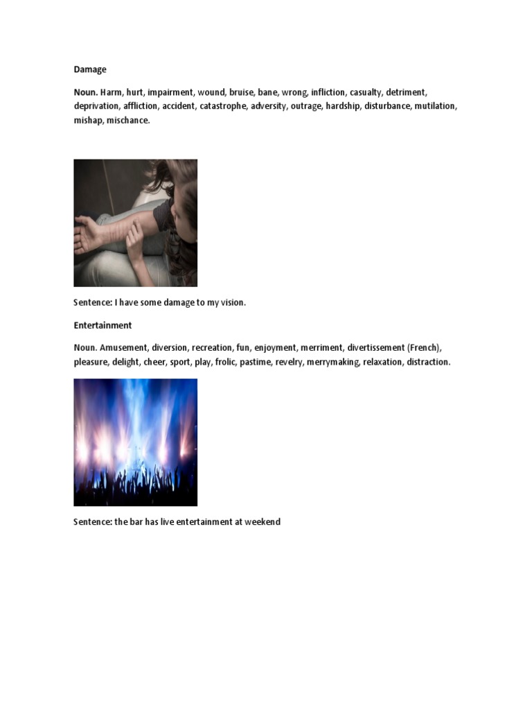 Understanding Damage and Harmful Effects | PDF