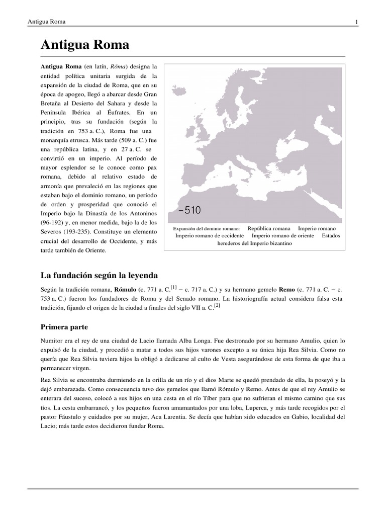 Antigua Roma.pdf | Roma antigua | Antiguos imperios de Europa