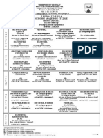Raspored Predavanja III Godina 2014 2015