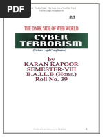 Cyber Terrorism