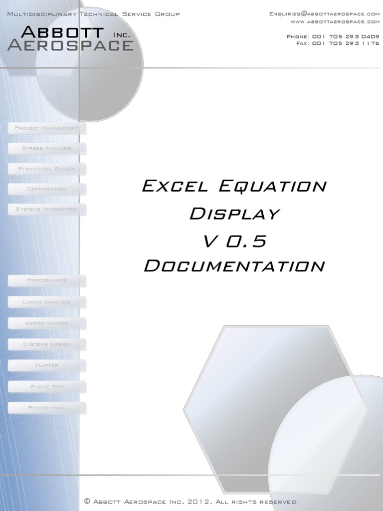 AA-SM-99-001 Documentation PDF | PDF | Microsoft Excel | Function ...