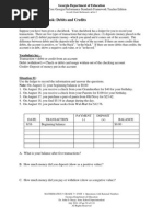 Debit and Credit Task
