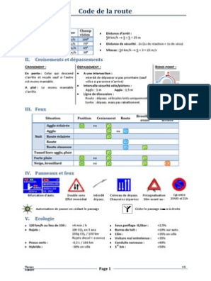 Livre Code La Route PDF, PDF, Feu de circulation