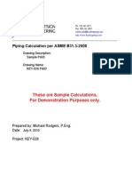 Sample Calculations Piping B31.3 - 2008