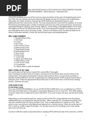 Statis Pro Rules 5-2013