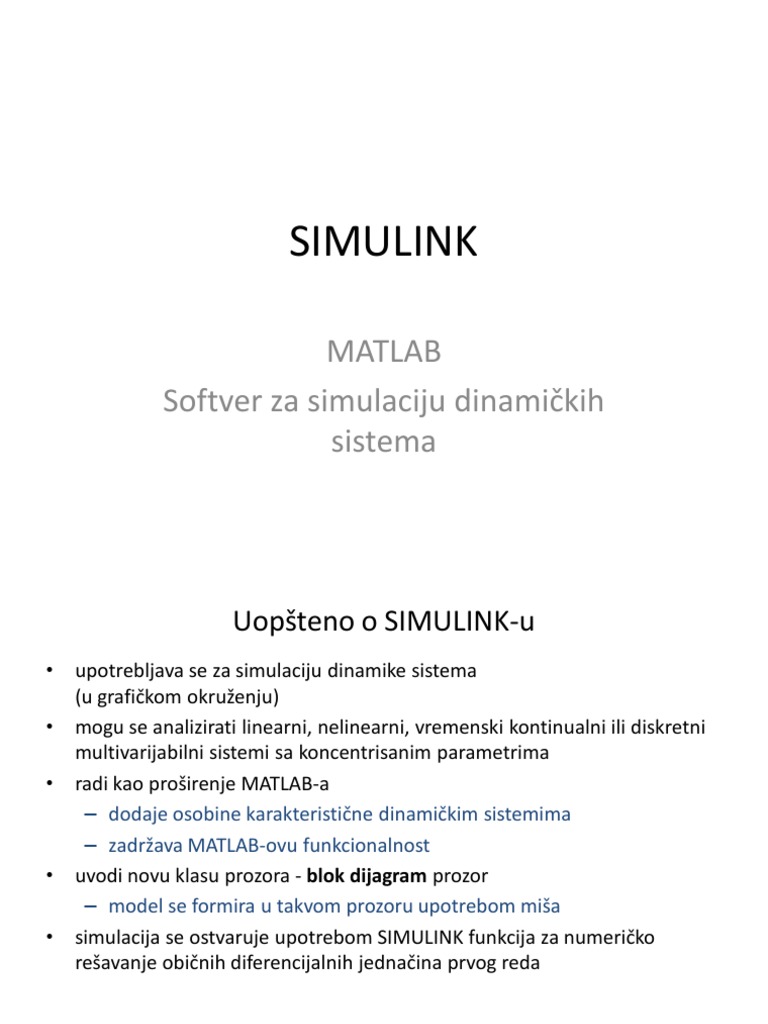 G1 Simulink PDF | PDF
