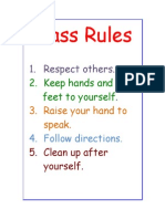 Class Rules - Isis Palma