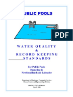 Public Pools: Water Quality & Record Keeping Standards