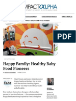 Happy Family - Healthy Baby Food Pioneers - Impact Alpha